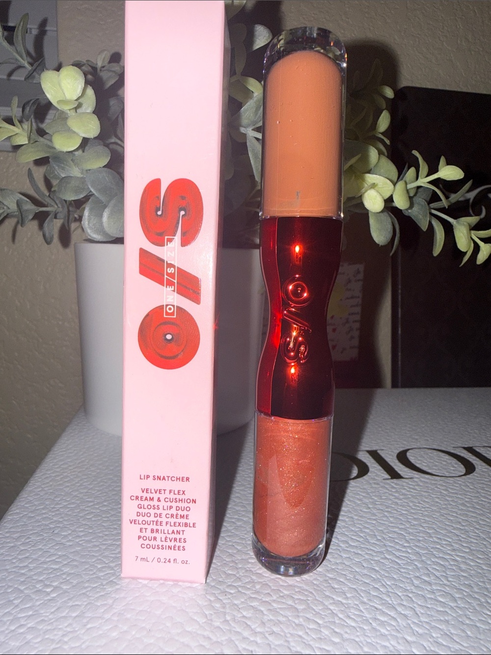 ONE/SIZE Lip Snatcher Peach & Shimmer Gloss Duo